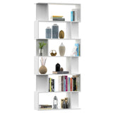 Book Cabinet/Room Divider 80X24X192 Cm Engineered Wood