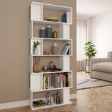 Book Cabinet/Room Divider 80X24X192 Cm Engineered Wood