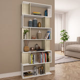 Book Cabinet/Room Divider 80X24X192 Cm Engineered Wood
