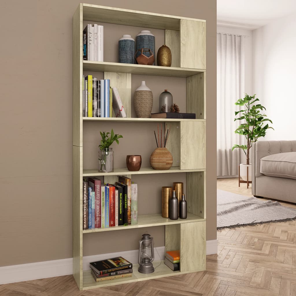 Book Cabinet/Room Divider 80X24X159 Cm Engineered Wood