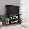 Tv Cabinet With Castors 80X40X45 Cm Engineered Wood