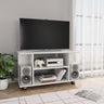 Tv Cabinet With Castors 80X40X45 Cm Engineered Wood