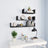 Wall Display Shelves 3 Pcs Engineered Wood
