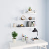 Wall Display Shelves 3 Pcs Engineered Wood