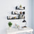Wall Display Shelves 3 Pcs Engineered Wood
