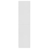 Wardrobe White 100x50x200 cm Engineered Wood
