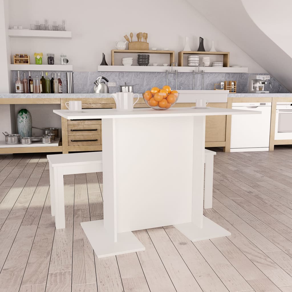 Dining Table 110X60X75 Cm Engineered Wood