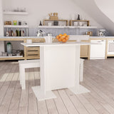 Dining Table 110X60X75 Cm Engineered Wood