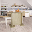 Dining Table 110X60X75 Cm Engineered Wood