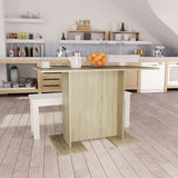 Dining Table 110X60X75 Cm Engineered Wood