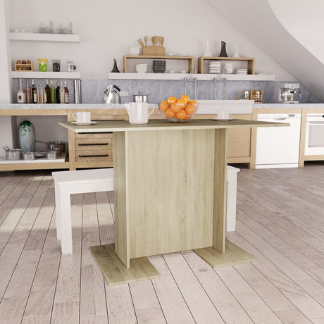 Dining Table 110X60X75 Cm Engineered Wood