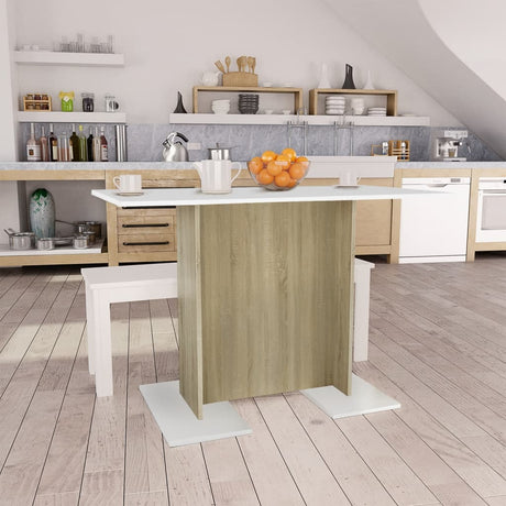 Dining Table 110X60X75 Cm Engineered Wood