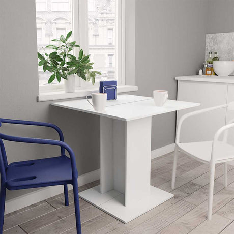 Dining Table 80X80X75 Cm Engineered Wood