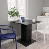 Dining Table 80X80X75 Cm Engineered Wood