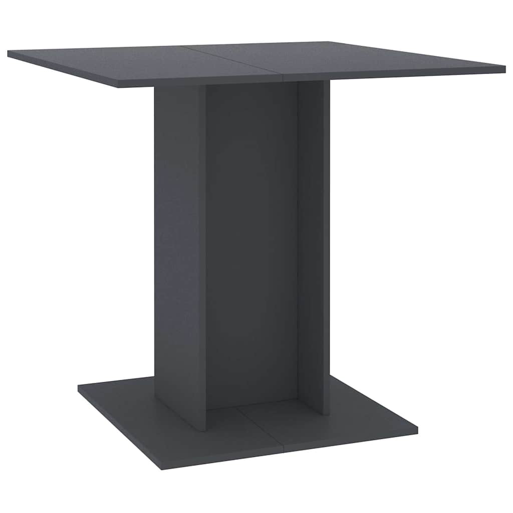 Dining Table 80X80X75 Cm Engineered Wood