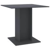 Dining Table 80X80X75 Cm Engineered Wood