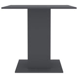Dining Table 80X80X75 Cm Engineered Wood