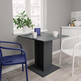 Dining Table 80X80X75 Cm Engineered Wood