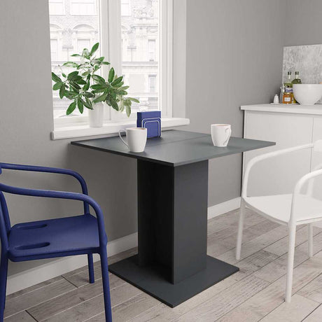 Dining Table 80X80X75 Cm Engineered Wood
