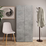 Shoe Cabinet 80X35.5X180 Cm Engineered Wood