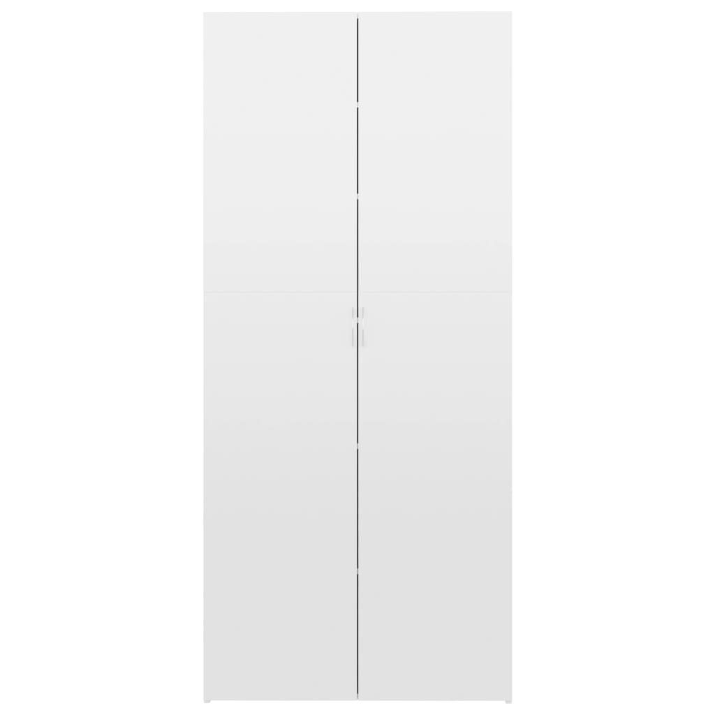 Shoe Cabinet 80X35.5X180 Cm Engineered Wood