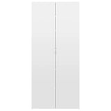 Shoe Cabinet 80X35.5X180 Cm Engineered Wood
