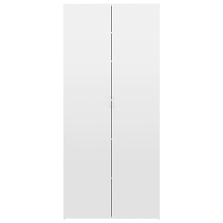 Shoe Cabinet 80X35.5X180 Cm Engineered Wood