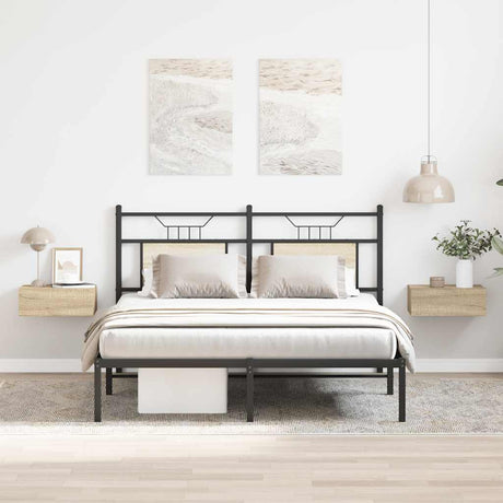 Floating Nightstand 40X30X15 Cm Engineered Wood