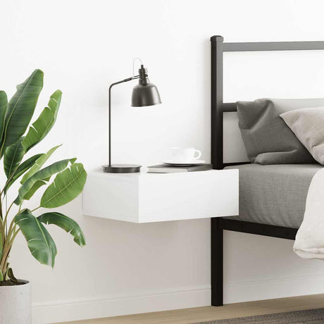 Floating Nightstand 40X30X15 Cm Engineered Wood