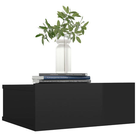 Floating Nightstand 40X30X15 Cm Engineered Wood