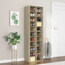 Shoe Cabinet 54X34X183 Cm Engineered Wood