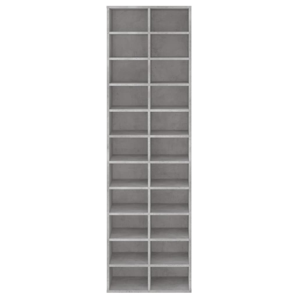 Shoe Cabinet 54X34X183 Cm Engineered Wood