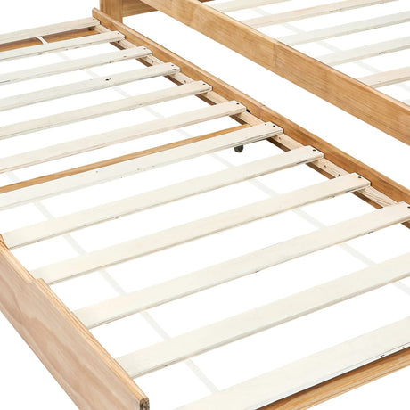 Pull-Out Sofa Bed Frame Without Mattress Pinewood 90X200 Cm