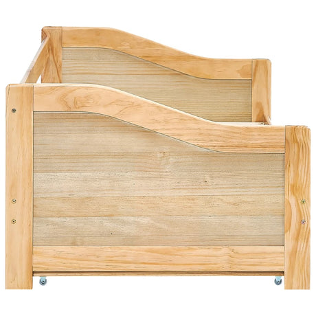 Pull-Out Sofa Bed Frame Without Mattress Pinewood 90X200 Cm