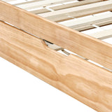 Pull-Out Sofa Bed Frame Without Mattress Pinewood 90X200 Cm