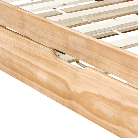Pull-Out Sofa Bed Frame Without Mattress Pinewood 90X200 Cm