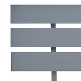 Bed Frame without Mattress Grey Solid Pine Wood 120x200 cm