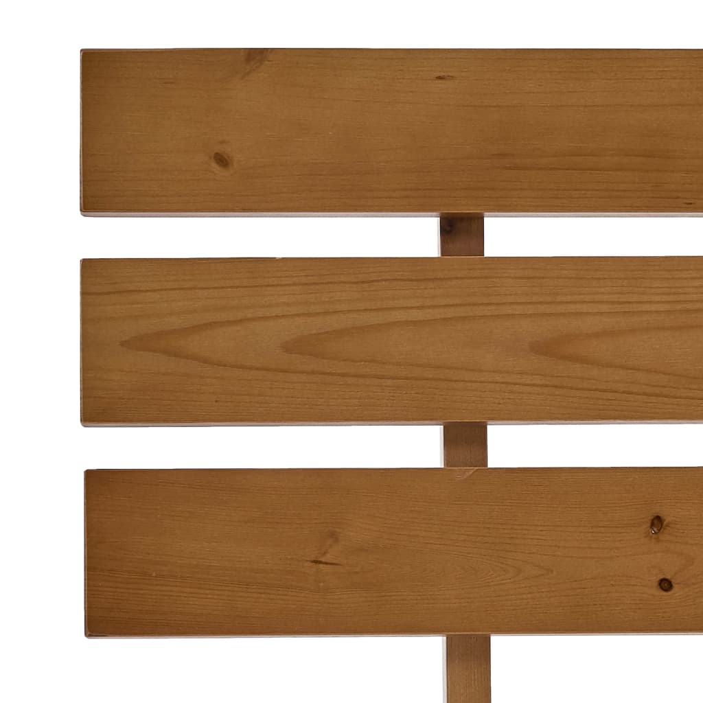 Bed Frame without Mattress Honey Brown 180x200cm Solid Wood Pine