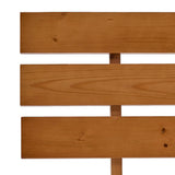 Bed Frame without Mattress Honey Brown 180x200cm Solid Wood Pine