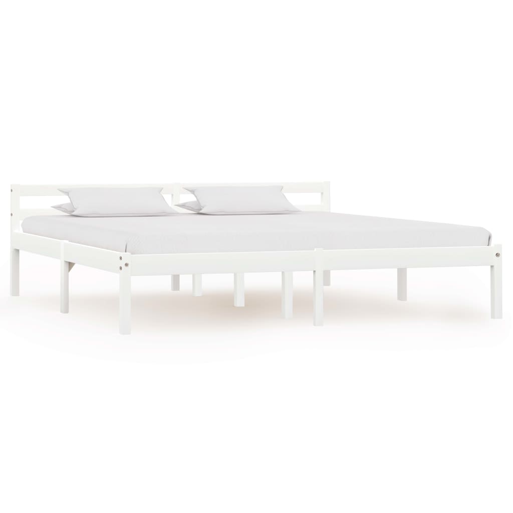 Bed Frame Without Mattress Solid Pine Wood