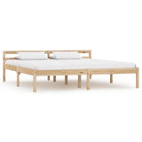 Bed Frame Without Mattress Solid Pine Wood
