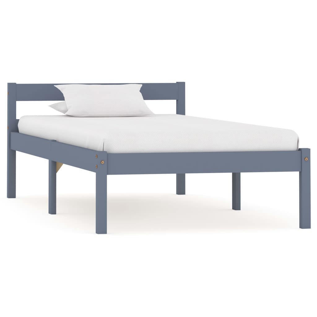 Bed Frame Without Mattress Solid Pine Wood