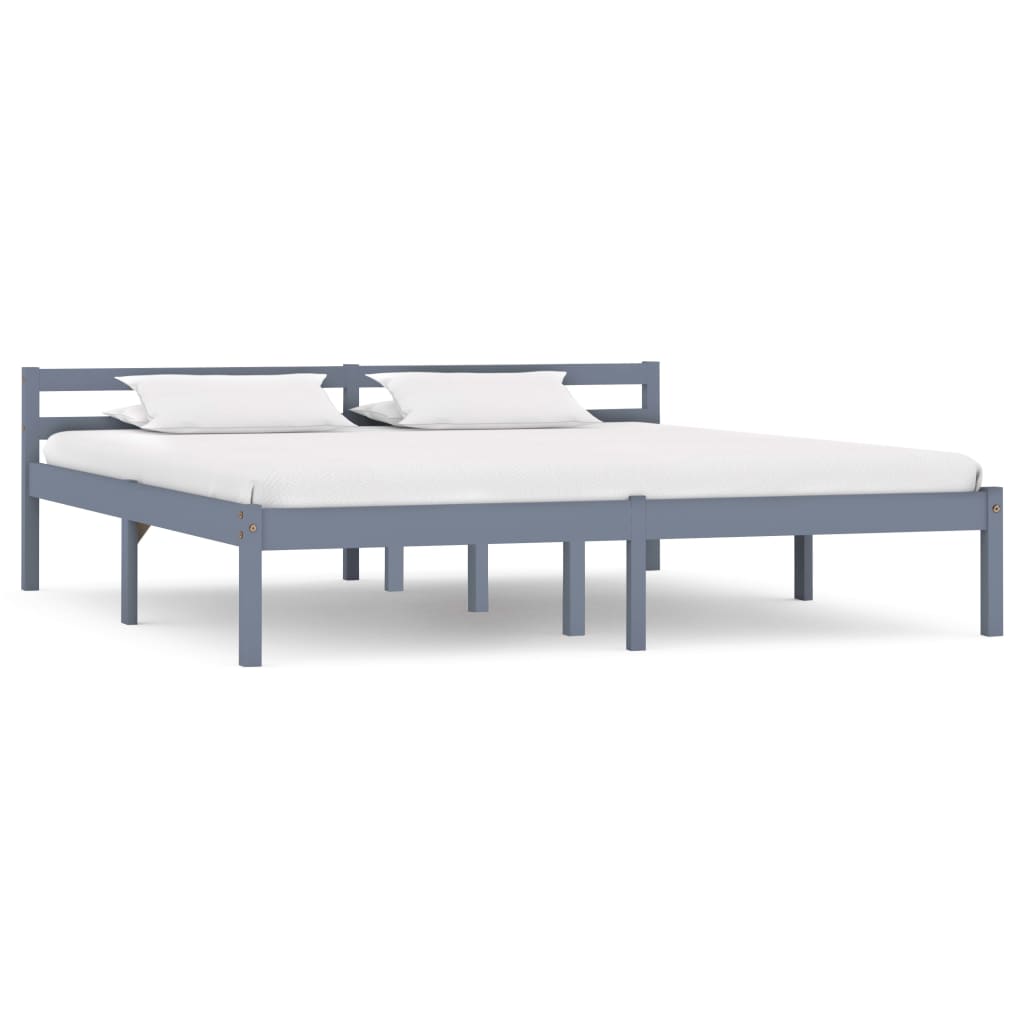 Bed Frame Without Mattress Solid Pine Wood