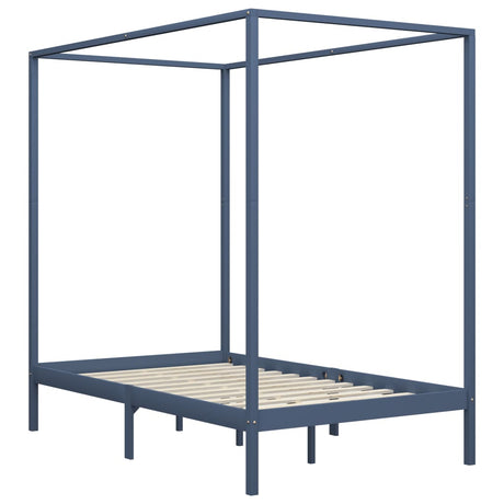 Canopy Bed Frame Without Mattress Solid Wood