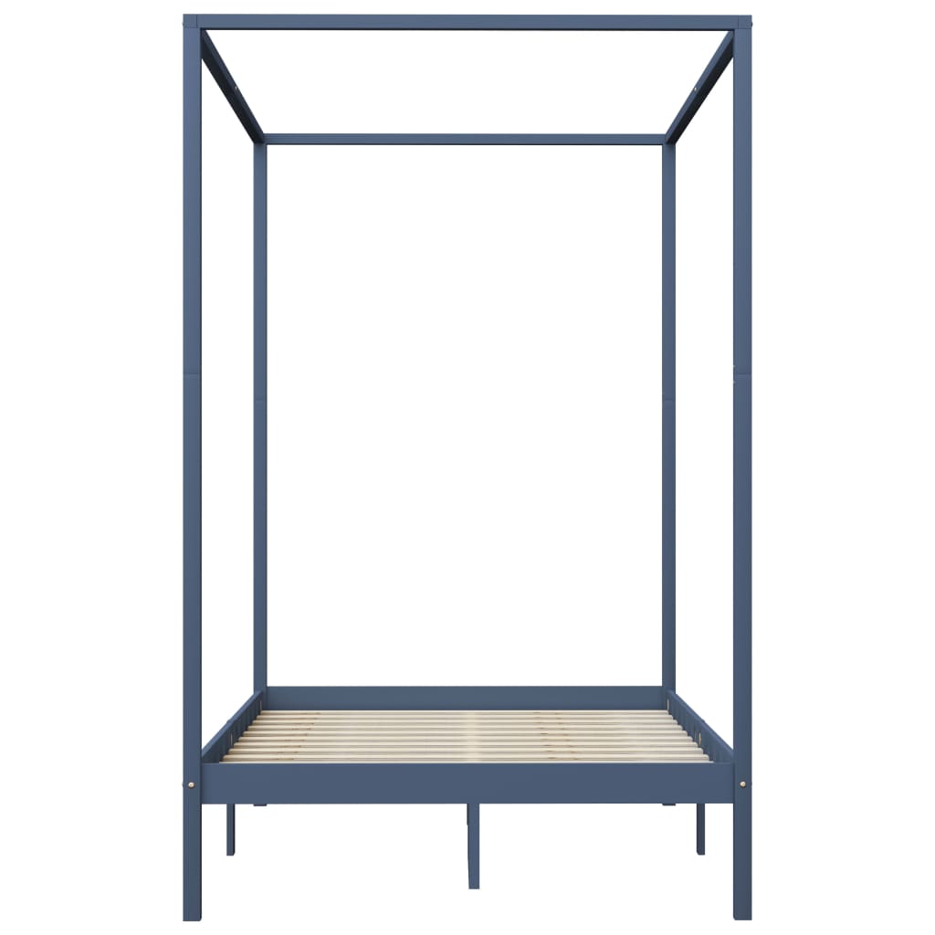 Canopy Bed Frame Without Mattress Solid Wood