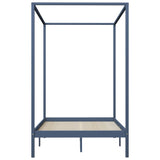 Canopy Bed Frame Without Mattress Solid Wood