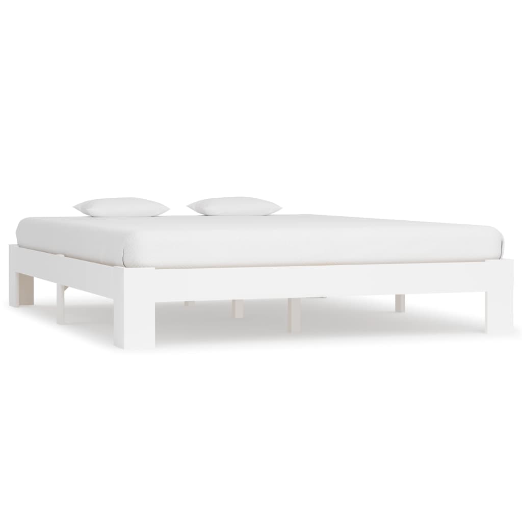 Bed Frame Without Mattress Solid Pine Wood