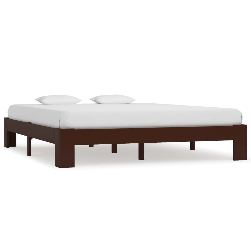 Bed Frame Without Mattress Solid Pine Wood