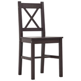 7 Piece Dining Set Pinewood