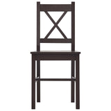 7 Piece Dining Set Pinewood